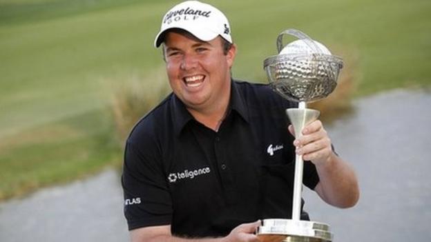 Shane Lowry edges out Ross Fisher to win Portugal Masters - BBC Sport