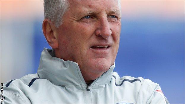 Tranmere Rovers manager Ronnie Moore