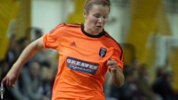 Emma Mitchell scored twice for Glasgow at Ravenscraig