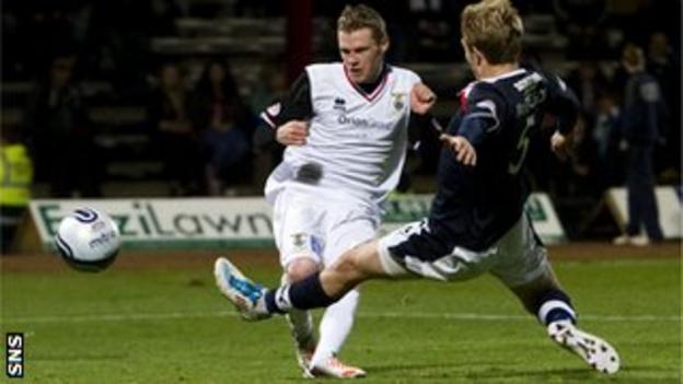 Billy McKay scores for Inverness against Dundee