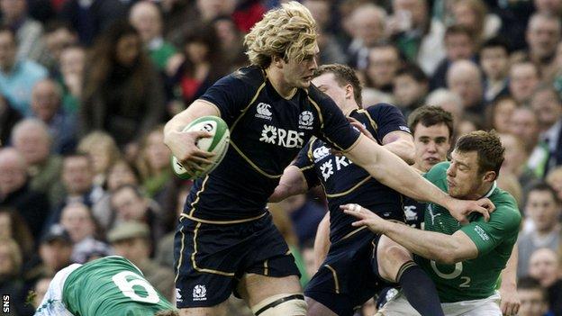 Richie Gray has been capped 24 times for Scotland