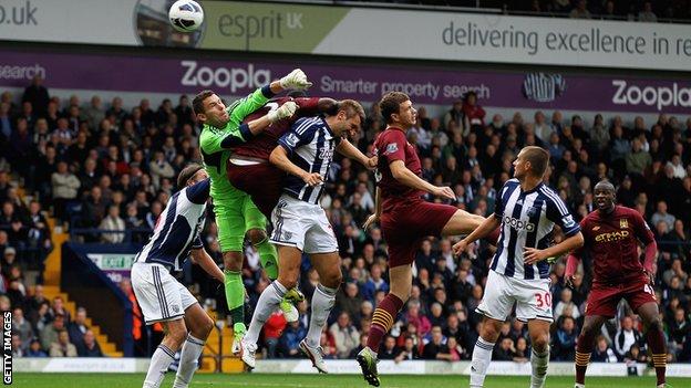 Manchester City domina o West Brom, mas fica no empate pelo Inglês - Lance!