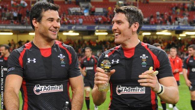 Mike Phillips and James Hook