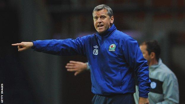 Blackburn Rovers caretaker manager Eric Black