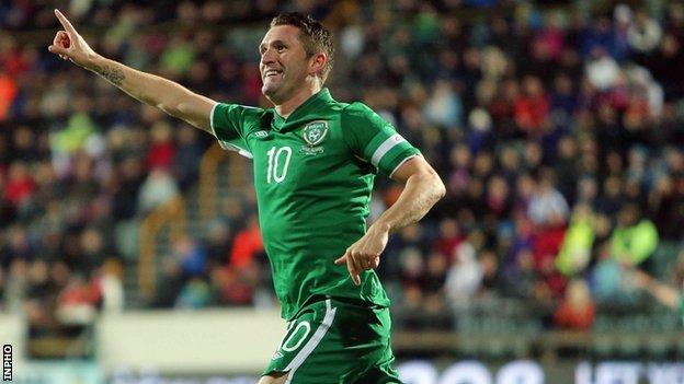 Republic of Ireland captain Robbie Keane