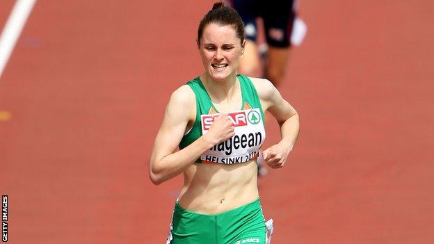 Ciara Mageean in action at this year's European Championships in Helsinki