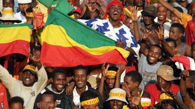 Ethiopia football fans