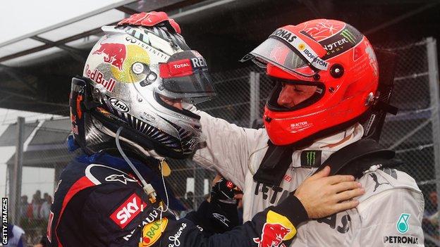 Sebastian Vettel Takes Third Series Championship At 2012 Brazil Formula 1  Grand Prix