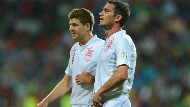 Steven Gerrard and Frank Lampard