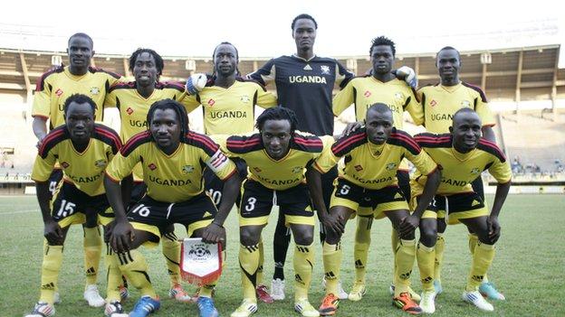 Uganda's team at the 2012 Cecafa Senior Challenge