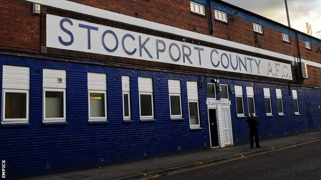 Edgeley Park, home of Stockport County