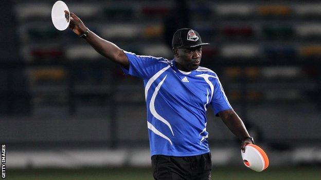 TP Mazembe's Senegalese coach Lamine Ndiaye
