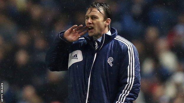 Bolton manager Dougie Freedman