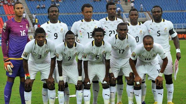 Ghana at the 2012 Africa Cup of Nations