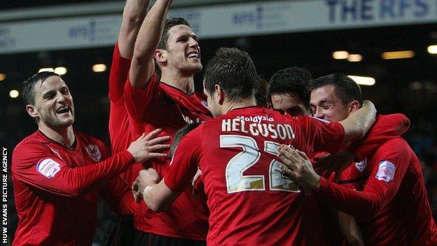 Cardiff City celebrate