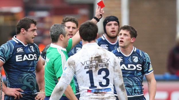 Cardiff Blues lose scrum-half Lloyd Williams for an alleged tip tackle