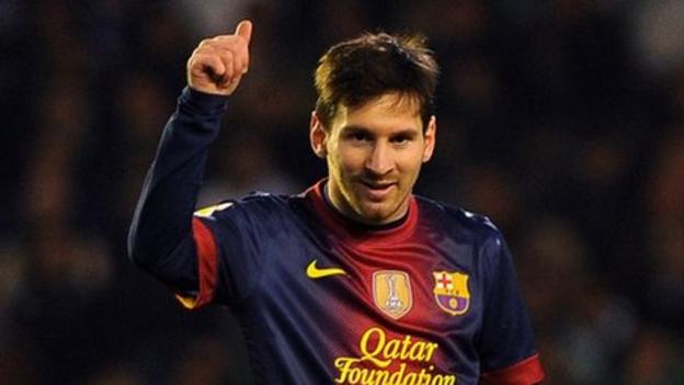 Lionel Messi: Gerd Mueller praises forward for goals record - BBC Sport