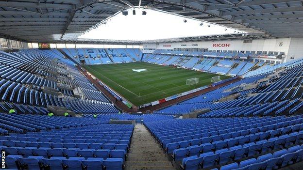 Coventry City Sky Blues In Talks Over Ricoh Arena Rent Bbc Sport 4334