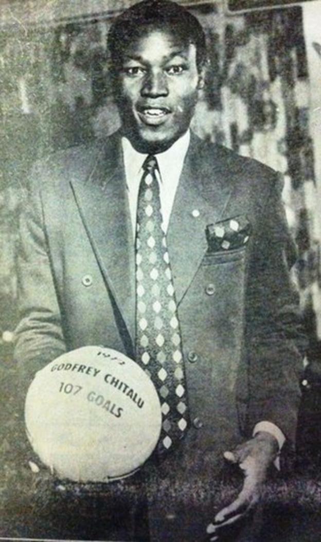 Zambia striker Godfrey Chitalu