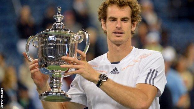 2012 US Open champion Andy Murray
