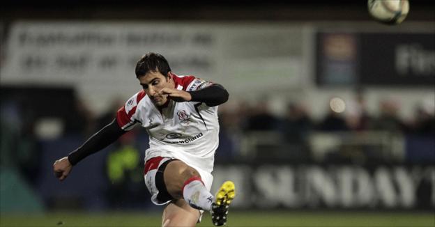 Ruan Pienaar was off target with a late penalty attempt which would have snatched victory for Ulster