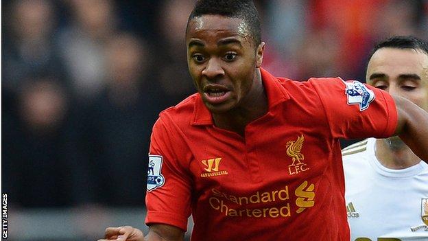 Raheem Sterling Liverpool Star Signs Five Year Contract Bbc Sport