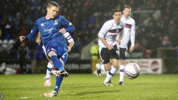 Inverness forward Billy McKay