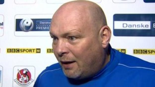 Linfield manager David Jeffrey