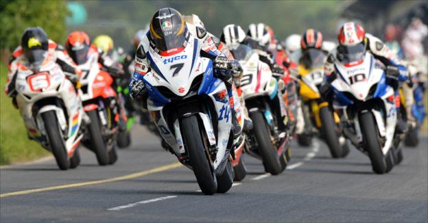 Guy Martin and Michael Dunlop won Superbike races at the Ulster Grand Prix in August