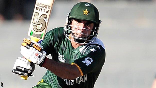 Pakistan batsman Nasir Jamshed