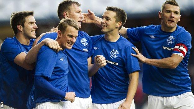 Rangers are runaway leaders in the Third Division