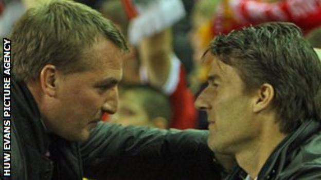 Brendan Rodgers and Michael Laudrup