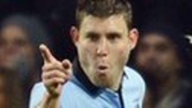 Manchester City midfielder James Milner