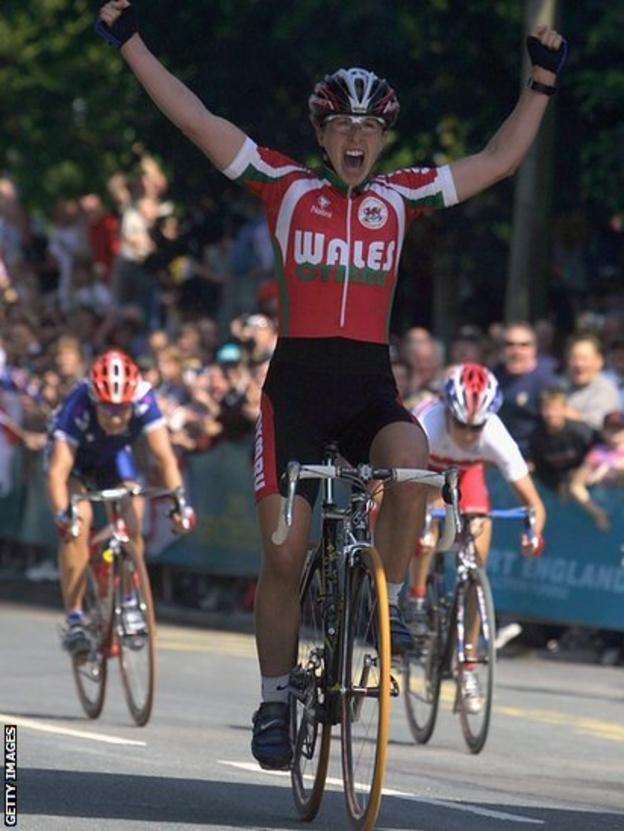 In 2002 Nicole Cooke took road racing gold for Wales at the Commonwealth Games in Manchester