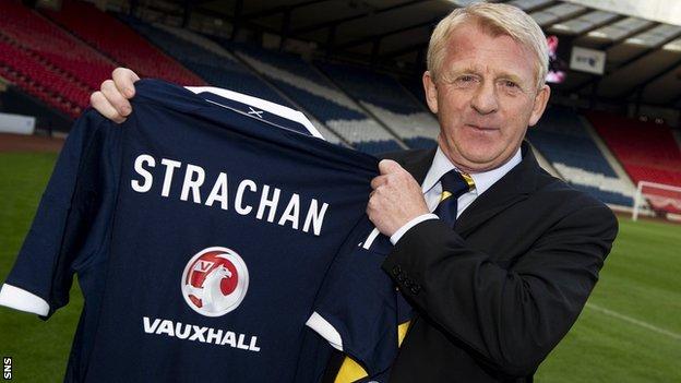 Scotland coach Gordon Strachan