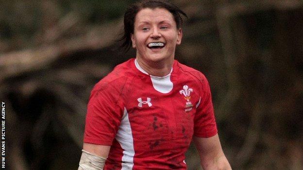 Welsh women's rugby captain Rachel Taylor