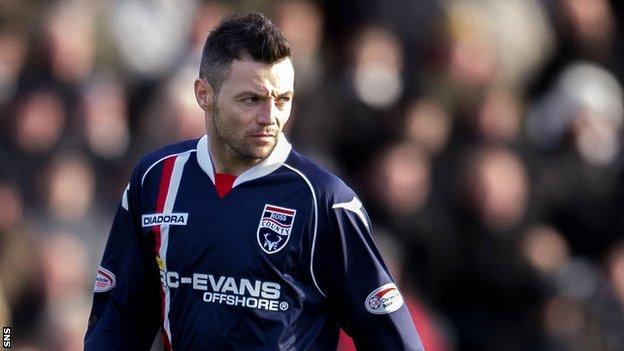 Ross County winger Ivan Sproule