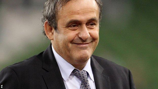 Michel Platini, Uefa president