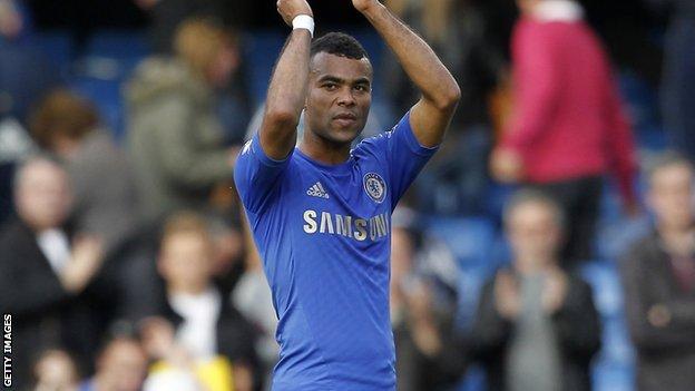 Chelsea defender Ashley Cole