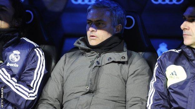 Real Madrid manager Jose Mourinho