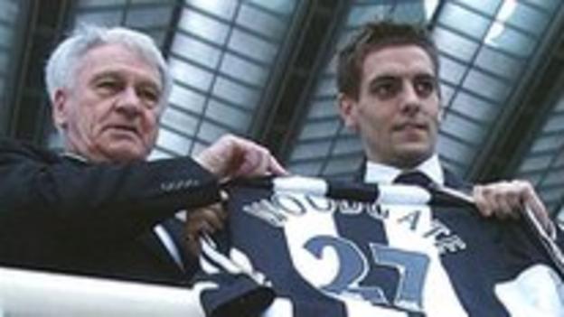 Sir Bobby Robson and Jonathan Woodgate