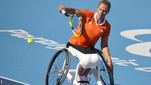 Wheelchair tennis star Esther Vergeer