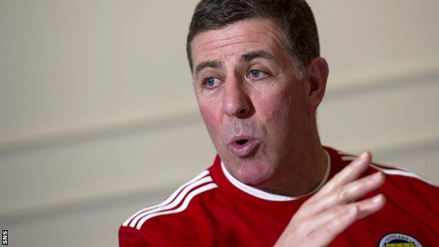 Scotland assistant manager Mark McGhee