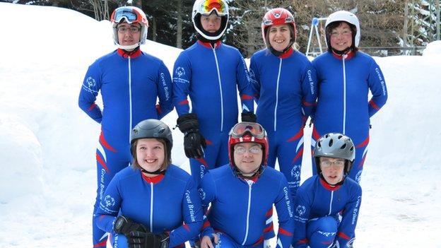 GB team at Special Olympics Winter Games
