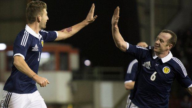 Scotland managed a 1-0 win over Estonia at Pittodrie