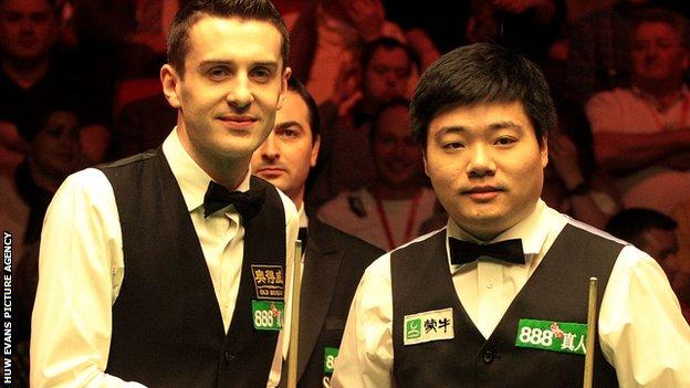 Mark Selby and Ding Junhui
