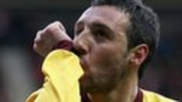 Arsenal's Santi Cazorla