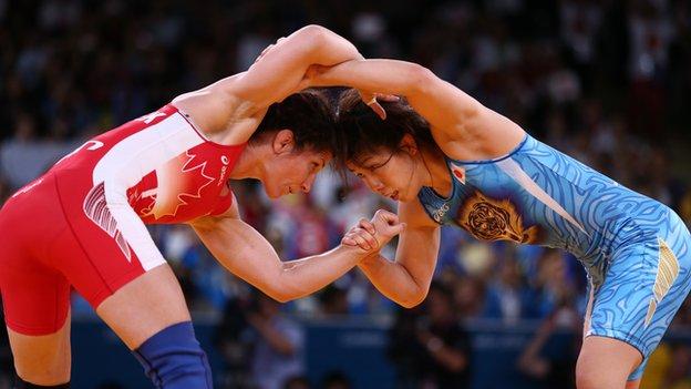 ancient olympic games wrestling