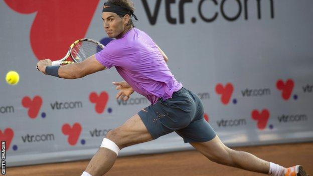 Former world number one Rafael Nadal