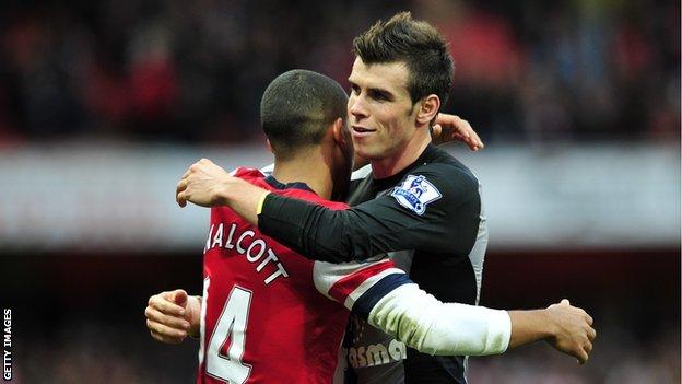 Theo Walcott and Gareth Bale